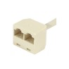 Eclateur de paires RJ45 M/F/F Ethernet - cordon 15 cm252221