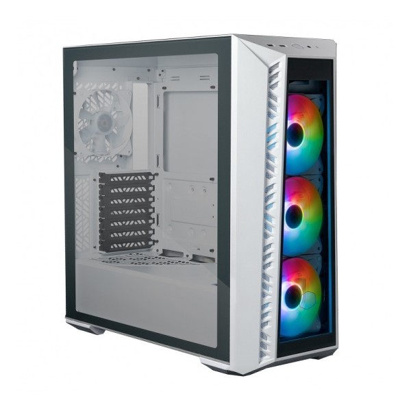 COOLERMASTER Masterbox 520 TG White ARGB 