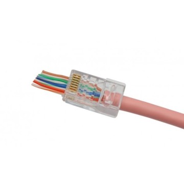 CONNECTEUR 8P8C RJ45 EZ CAT5e UTP LOT DE 10920802