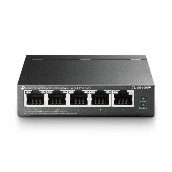 TP-LINK TL-SG1005P - Switch de bureau 5 ports Gigabit avec 4 ports PoE 