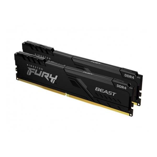 KINGSTON 64G (2x32G) D4 3200Mhz FURY Beast Black 