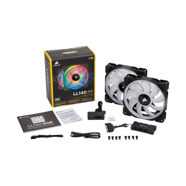 CORSAIR LL140 Pro LED RGB 140mm Pack de  2 