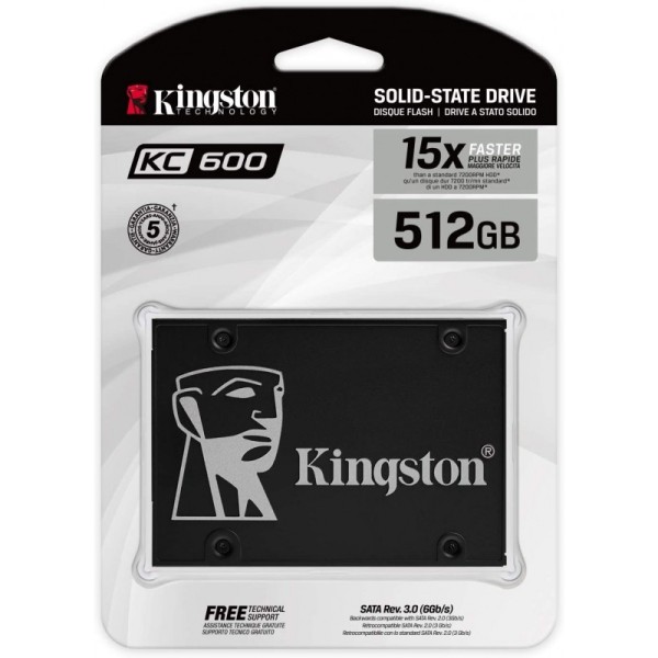 KINGSTON SSD 512G 2.5" SATA3 *SKC600/512G 