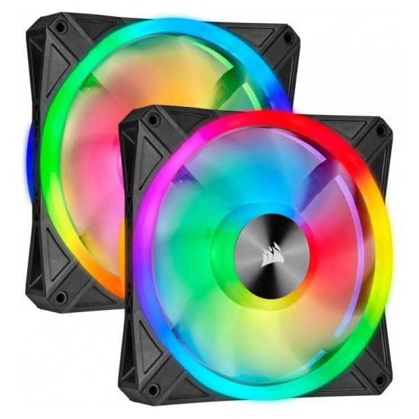 CORSAIR ICUE QL140 RGB Pack de 2 