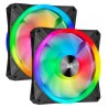 CORSAIR ICUE QL140 RGB Pack de 2 