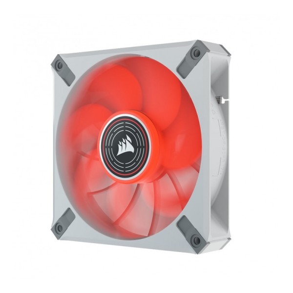 CORSAIR ML120 LED ELITE BLANC 120mm Magnetic Levitation Rouge SINGLE PACK 