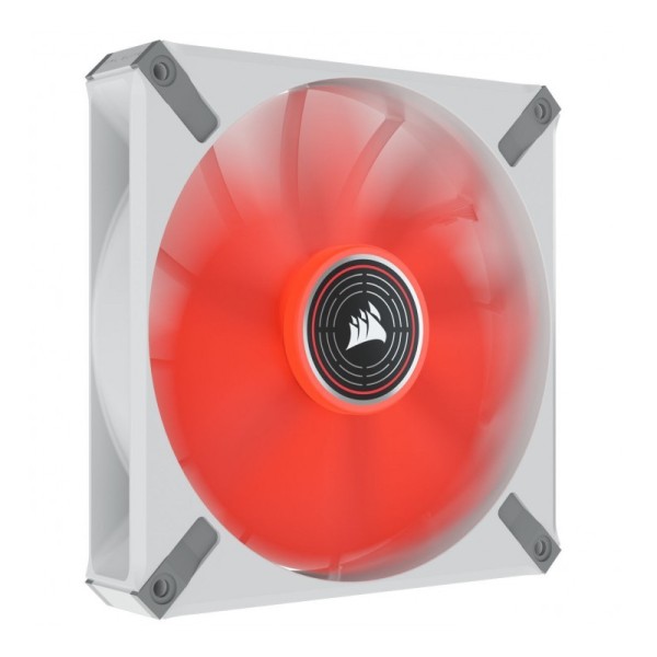 CORSAIR ML140 LED ELITE BLANC 140mm Magnetic Levitation Rouge SINGLE PACK 