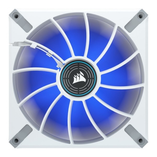 CORSAIR ML140 LED ELITE BLANC 140mm Magnetic Levitation Bleu SINGLE PACK 