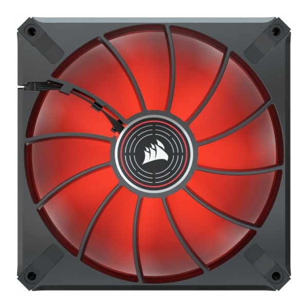 CORSAIR ML140 LED ELITE 140mm Magnetic Levitation Rouge SINGLE PACK 