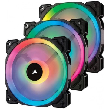 CORSAIR LL120 Pro LED RGB 120mm Pack de 3 