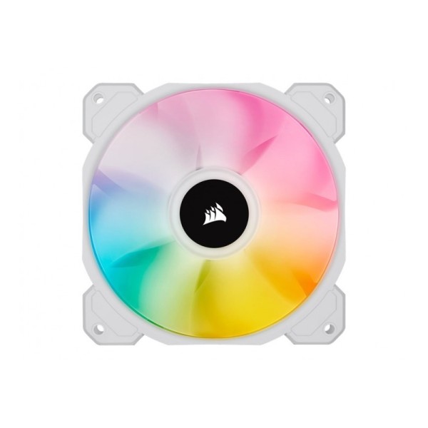 CORSAIR SP120 RGB ELITE BLANC LED Pack de 3 