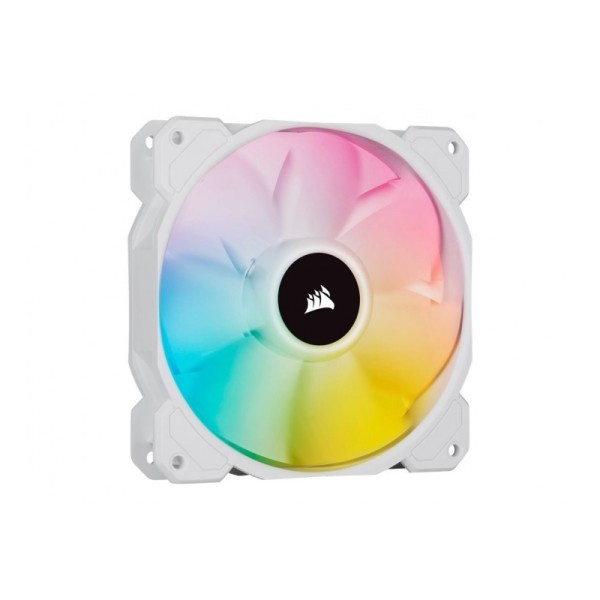 CORSAIR SP120 RGB ELITE BLANC LED Pack de 3 