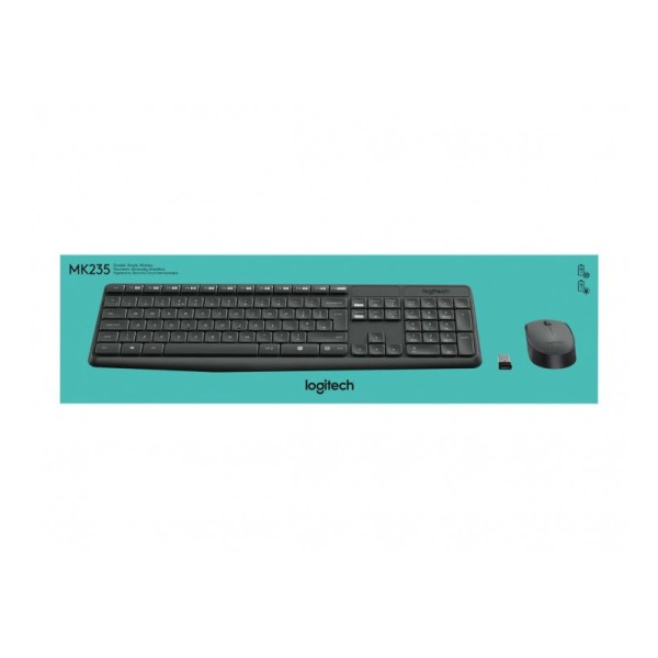 LOGITECH KIT MK235 Noir Sans Fil 