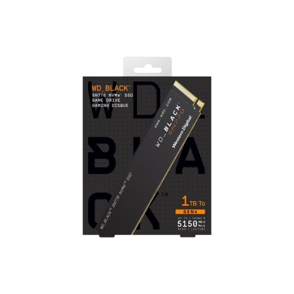 Western Digital SSD WD Black Gaming 1T - SN770 - PCIe Gen4 