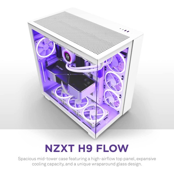 NZXT H9 Flow White