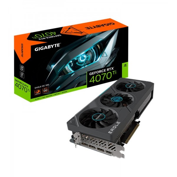 Gigabyte GeForce RTX 4070 Ti EAGLE OC 12G (rev. 2.0) NVIDIA 12 Go GDDR6X 