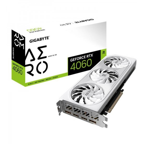 Gigabyte GeForce RTX 4060 AERO OC 8G NVIDIA 8 Go GDDR6 