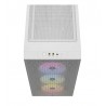 CORSAIR 3000D RGB AIRFLOW TEMPERED GLASS MID-TOWER WHITE 