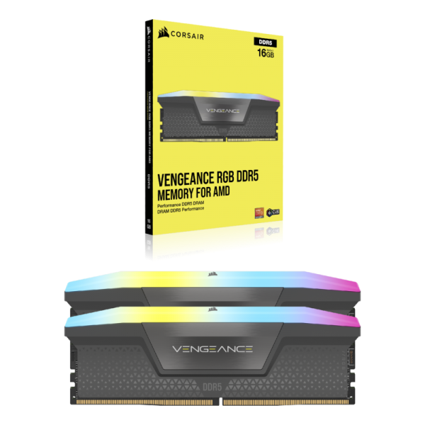 CORSAIR VENGEANCE RGB LED DDR5 Cool Grey 5600 32GB (2X16G) 