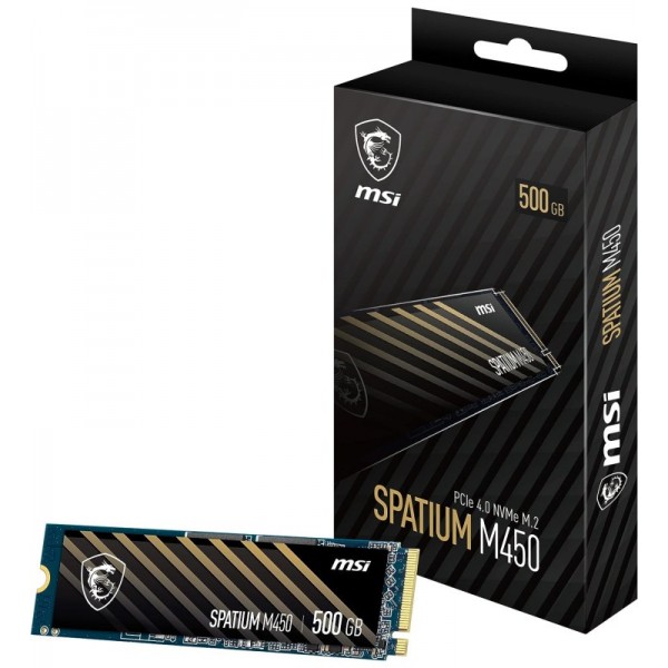 MSI SPATIUM M450 PCIe 4.0 NVMe M.2 500GB 