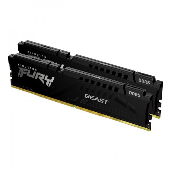 KINGSTON 16G (2x8G) D5 5200Mhz FURY BEAST BLACK XMP 