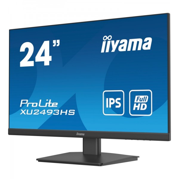 iiyama XU2493HS-B5 écran plat de PC 61 cm (24") 1920 x 1080 pixels Full HD LED Noir 