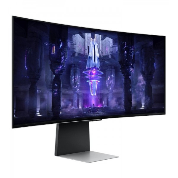 Samsung Odyssey Neo G8 LS34BG850SUXEN écran plat de PC 86,4 cm (34") 3440 x 1440 pixels UltraWide Quad HD OLED Argent 