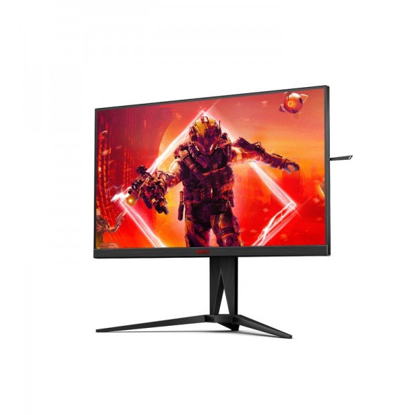 AOC AGON 5 AG275QZN/EU écran plat de PC 68,6 cm (27") 2560 x 1440 pixels Quad HD Noir, Rouge 