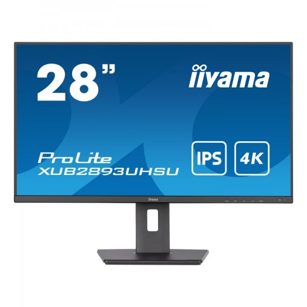 iiyama ProLite écran plat de PC 71,1 cm (28") 3840 x 2160 pixels 4K Ultra HD LED Noir 