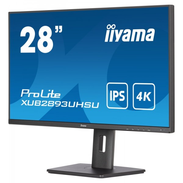 iiyama ProLite écran plat de PC 71,1 cm (28") 3840 x 2160 pixels 4K Ultra HD LED Noir 