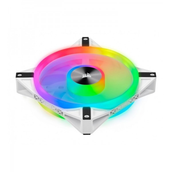 CORSAIR ICUE QL140 RGB Blanc 120mm Pack de 2 