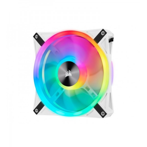 CORSAIR ICUE QL140 RGB Blanc 120mm Pack de 2 