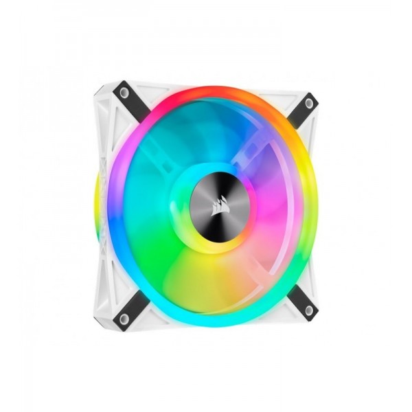 CORSAIR ICUE QL140 RGB Blanc 120mm Pack de 2 