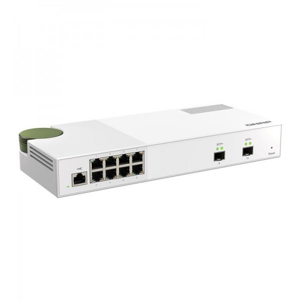 SWITCH QNAP 8 Ports (8x2.5GbE 2x10GbE SFP+)*QSW-M2108-2S 