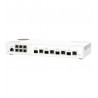 QNAP QSW-M2106-4C commutateur réseau Géré L2 2.5G Ethernet (100/1000/2500) Blanc 