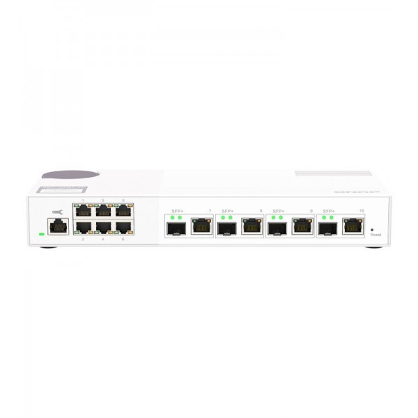 QNAP QSW-M2106-4C commutateur réseau Géré L2 2.5G Ethernet (100/1000/2500) Blanc 