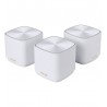 ASUS ZenWiFi XD4 Plus AX1800 3 Pack White Bi-bande (2,4 GHz / 5 GHz) Wi-Fi 6 (802.11ax) Blanc 2 Interne 