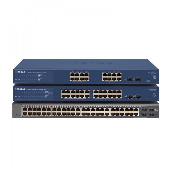 NETGEAR 16-PORT GE SMART MANAGED PRO SWITCH (GS716T) 