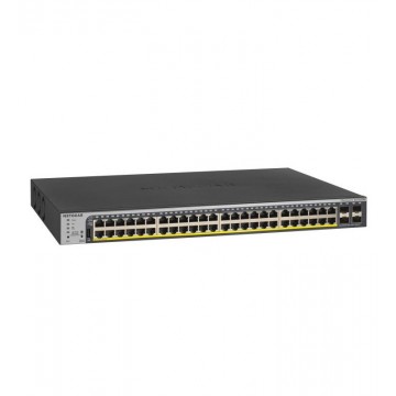 NETGEAR Switch 48-Port Gigabit PoE+ Smart Managed Pro avec 4 Ports SFP 