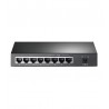 TP-Link TL-SG1008P Gigabit Ethernet (10/100/1000) Connexion Ethernet, supportant l'alimentation via ce port (PoE) Gris 