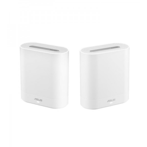 ASUS EBM68(2PK) ? Expert Wifi Tri-bande (2,4 GHz / 5 GHz / 5 GHz) Wi-Fi 6 (802.11ax) Blanc 3 Interne 