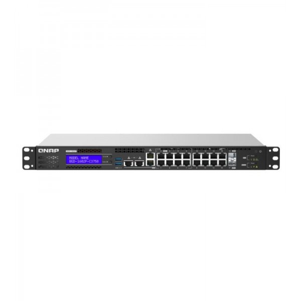 QNAP SWITCH 16 Ports Rack *QGD-1602P-C3558-8G 