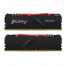 KINGSTON 32G  (2x16G) D4 3200Mhz FURY Beast Rgb*KF432C16BB12AK2/32 