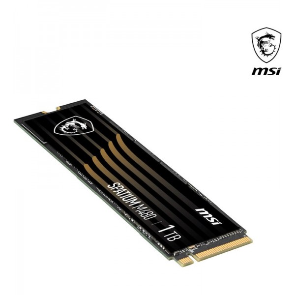 MSI SPATIUM M480 PRO PCIe 4.0 NVMe M.2 1TB 1 To PCI Express 4.0 3D NAND 