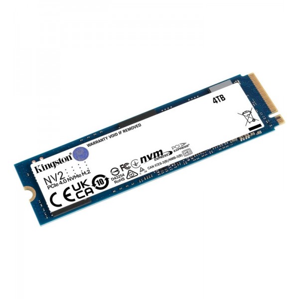 KINGSTON SSD NV2 4To M.2 NVMe PCIe 4.0 * SNV2S/4000G 