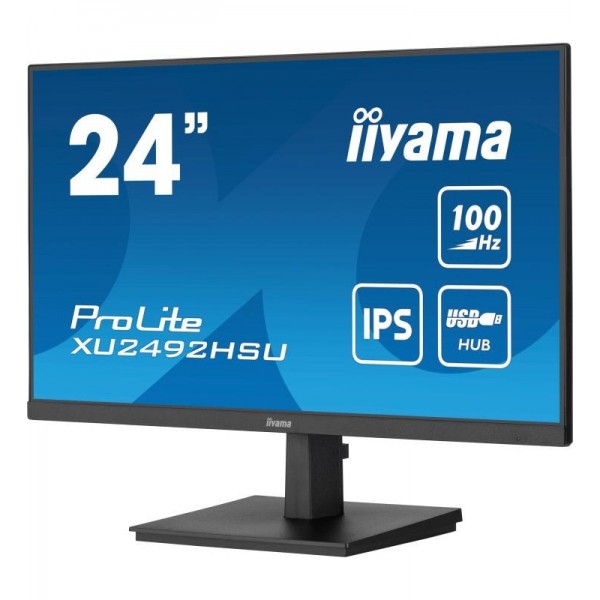 iiyama ProLite écran plat de PC 60,5 cm (23.8") 1920 x 1080 pixels Full HD LED Noir 