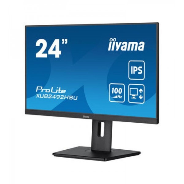 iiyama XUB2492HSU-B6 écran plat de PC 60,5 cm (23.8") 1920 x 1080 pixels Full HD LED Noir 