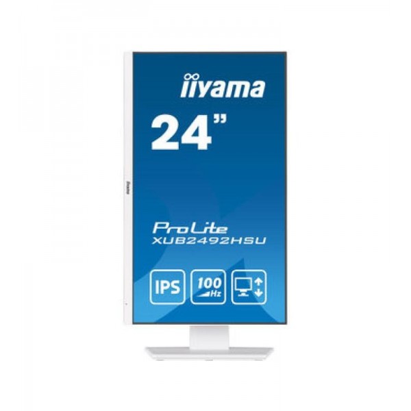 iiyama XUB2492HSU-W6 écran plat de PC 60,5 cm (23.8") 1920 x 1080 pixels Full HD LED Blanc 