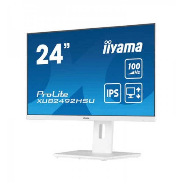 iiyama XUB2492HSU-W6 écran plat de PC 60,5 cm (23.8") 1920 x 1080 pixels Full HD LED Blanc 