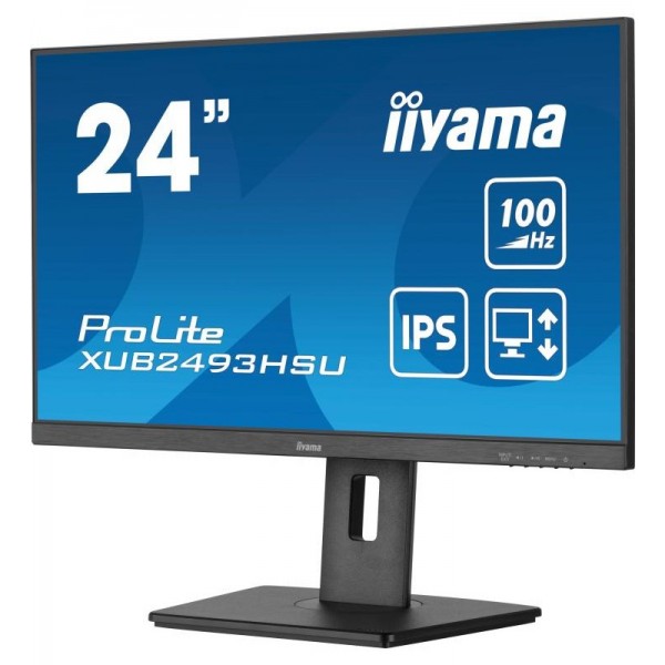 iiyama ProLite écran plat de PC 60,5 cm (23.8") 1920 x 1080 pixels Full HD LED Noir 